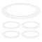 Luxrite Goof Trim Ring for 5/6 Inch Ceiling Lightss Outer Diameter 8" Inner Diameter 6.14" Metal 4PK LR41023-4PK - alternate 1